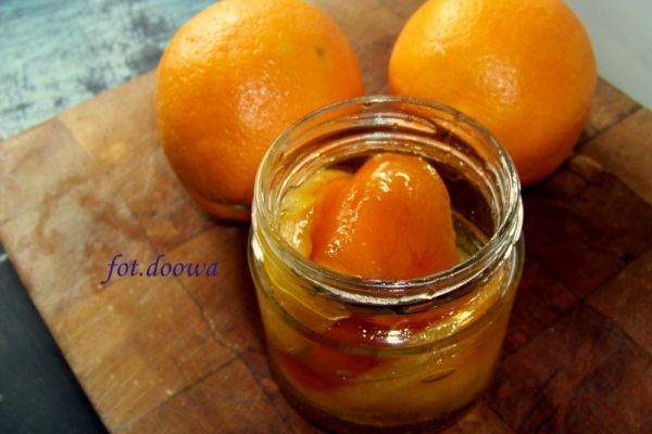 Smażona skórka pomarańczowa do ciast  i  deserów
