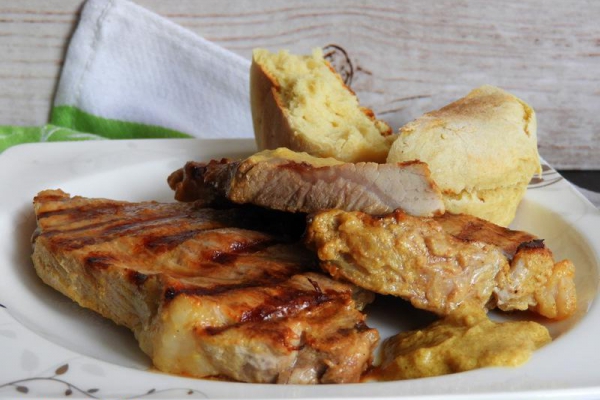 Grillowana wieprzowina z pomarańczą i imbirem