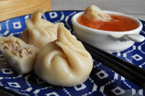 Dim sum - wietnamskie pierożki z wieprzowiną