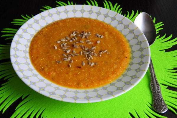 Zupa krem marchewkowo - porowy