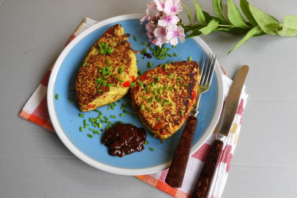 Omlet kalafiorowy