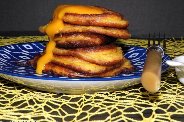 Jogurtowe placki z mango