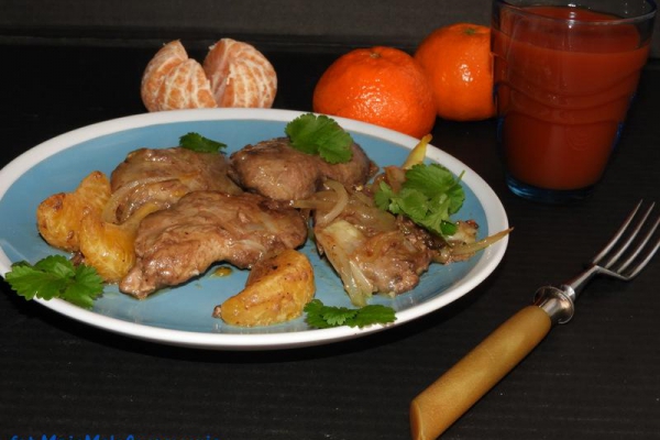 Wątróbka kacza w mandarynkach z limonchello