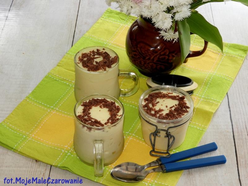 Ciasto jak Kinder Bueno White - wersja w pucharku