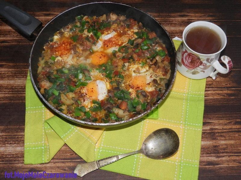 Szakszuka z kalafiorem