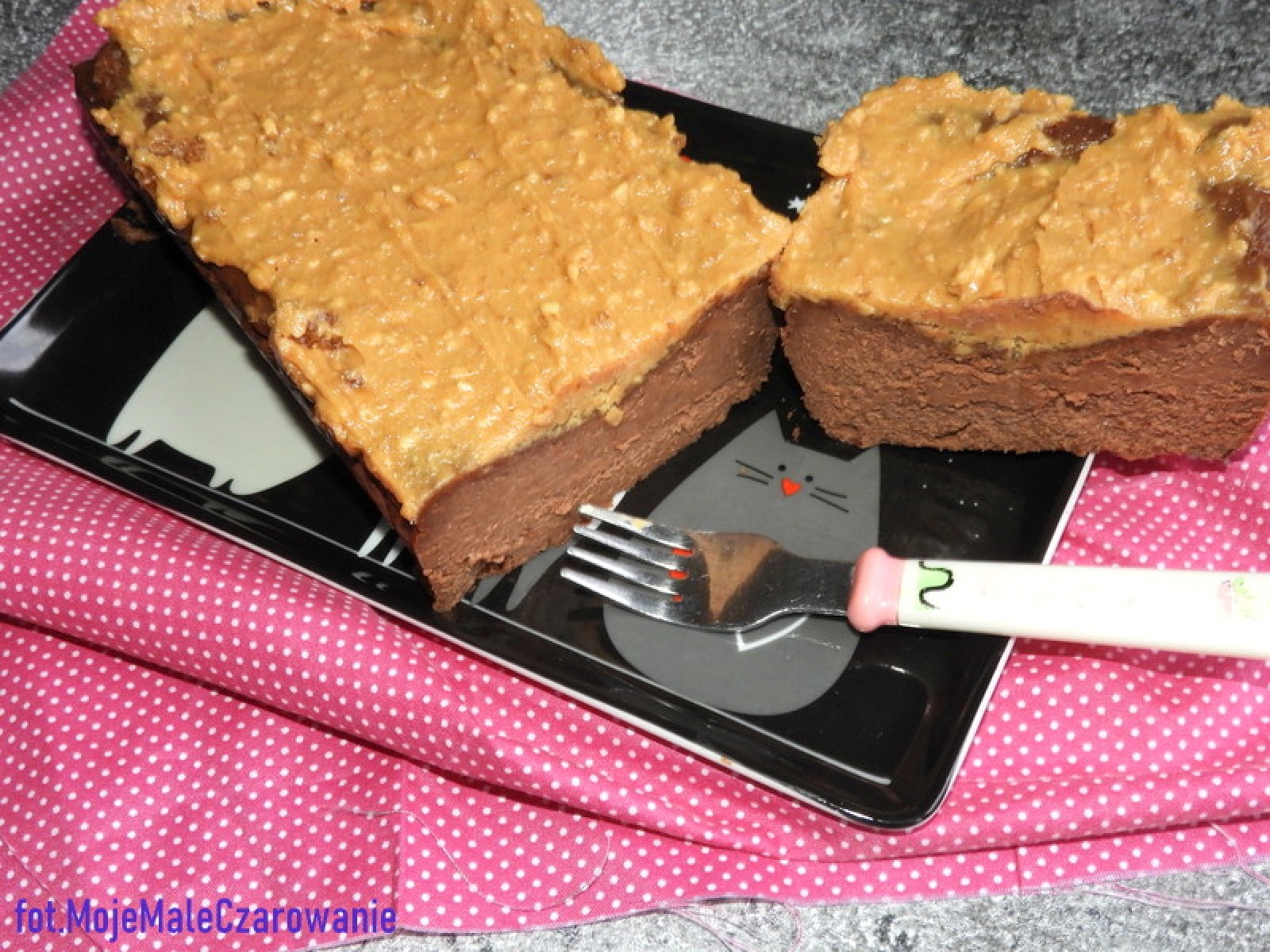 Czekoladowe ciasto - sernik czekoladowy