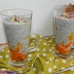 Deser z chia w pucharku...