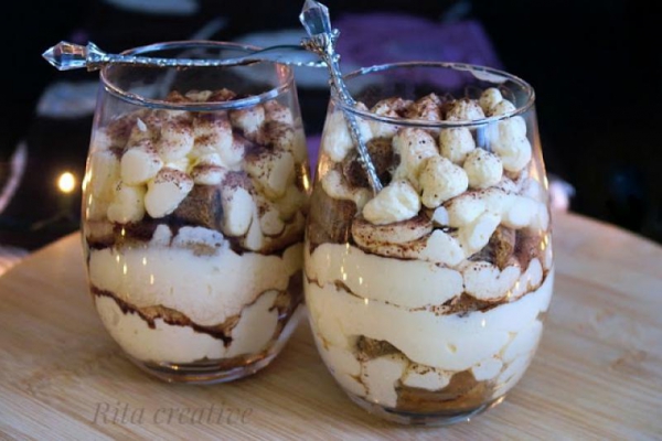 DESER TIRAMISU w szklankach