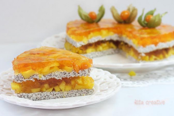 GALARETKOWIEC Z MIECHUNKĄ PERUWIAŃSKĄ I NASIONAMI CHIA.
