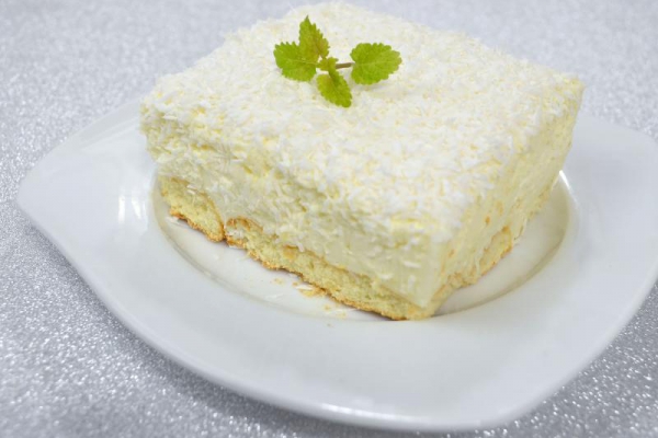 Ciasto Śnieżny Puch bez pieczenia + film