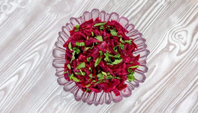 Buraczki z czosnkiem i majonezem+ film