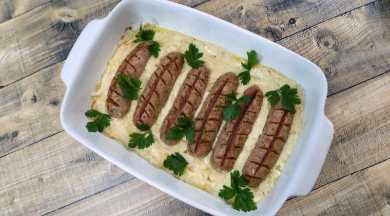 Biała Kiełbasa w Sosie Chrzanowym + film