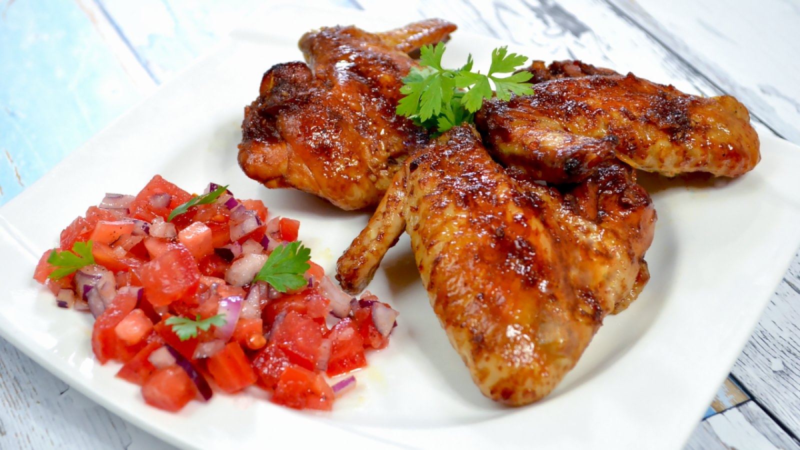 Orientalne skrzydełka z kurczaka + film