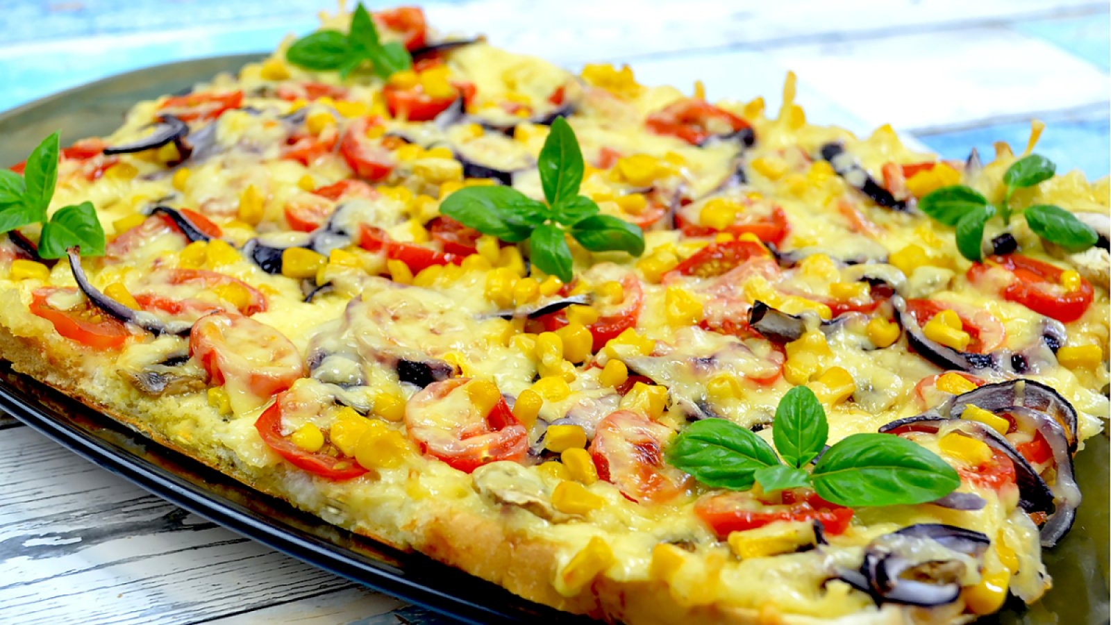 Pizza na chlebie + film