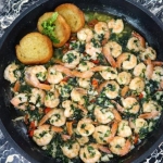 Krewetki z czosnkiem i...