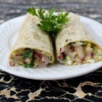 Tortilla z pastą...