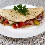 Tortilla z mięsem...