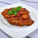 Karkówka z pieczarkami...