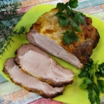 Pieczony schab w sosie...