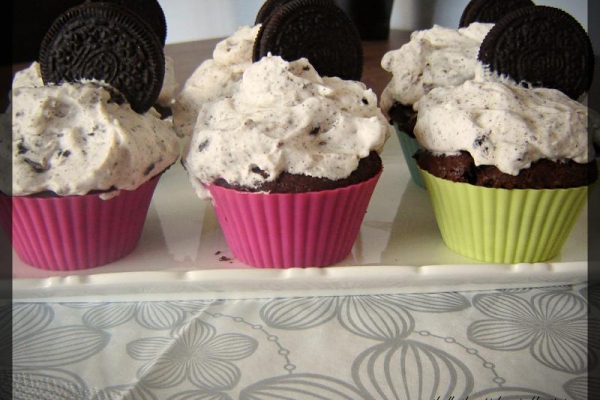 Muffinki z ciasteczkami Oreo