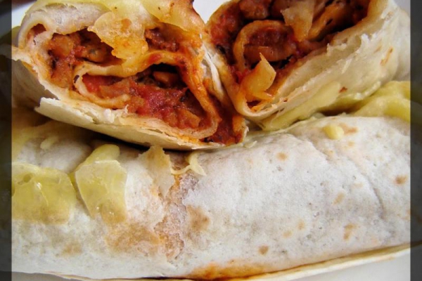 Zapiekane tortille z farszem bolognese
