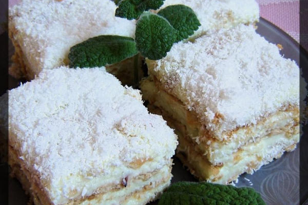 Ciasto Rafaello (bez pieczenia)