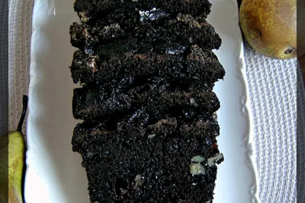 Kakaowe ciasto z gruszkami