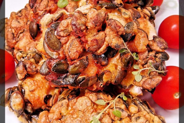 Kotlety drobiowe w pestkach dyni