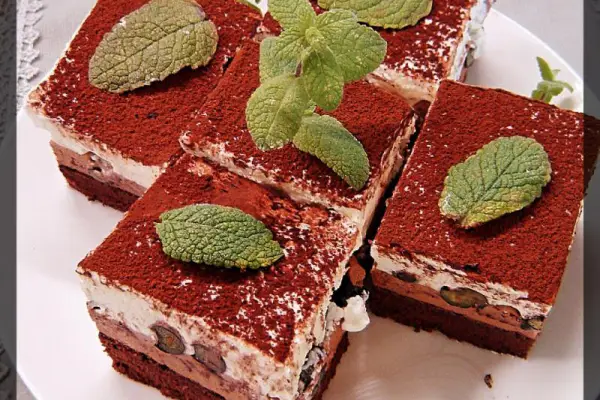 Ciasto czekoladowe z borówkami