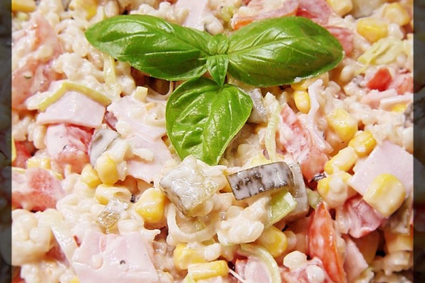 Sałatka z kaszą bulgur