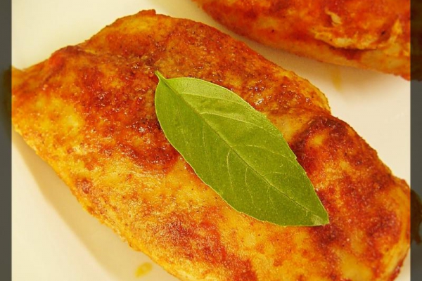 Pierś z kurczaka pieczona w majonezie