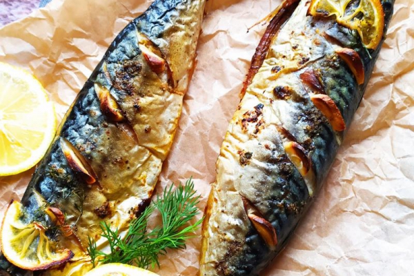 Pieczona makrela
