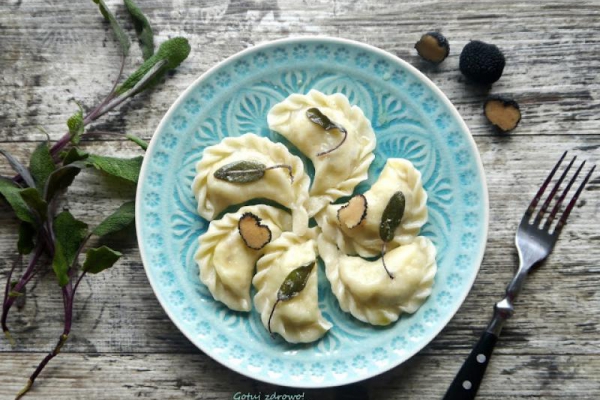 Pierogi ruskie z truflami