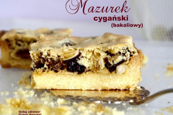 Mazurek cygański - bakaliowy