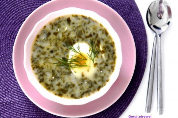 Zupa szczawiowa - wegeteriańska