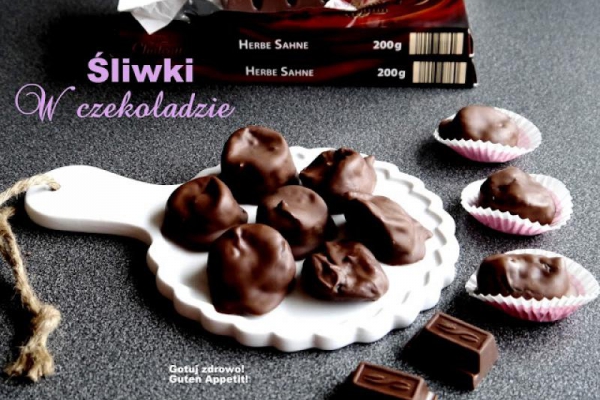 Śliwki w czekoladzie