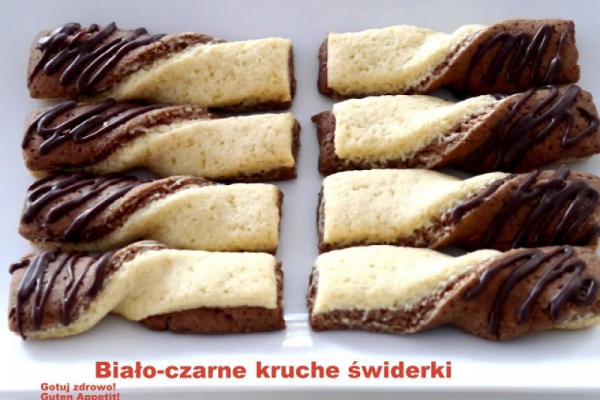 Biało - czarne kruche świderki