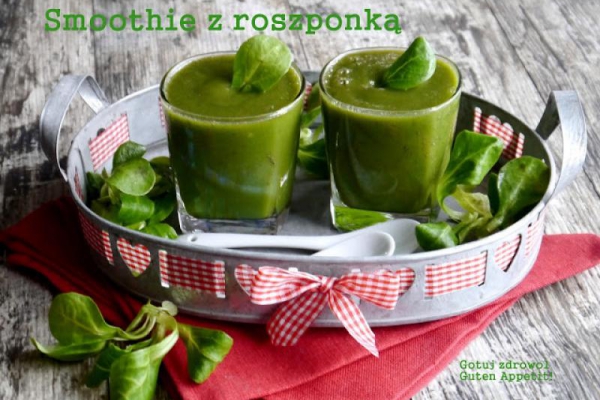 Zielone smoothie z roszponką i mango