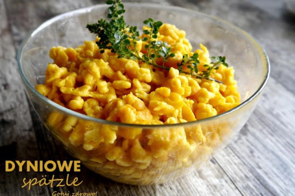 Dyniowe szpecle (spätzle)