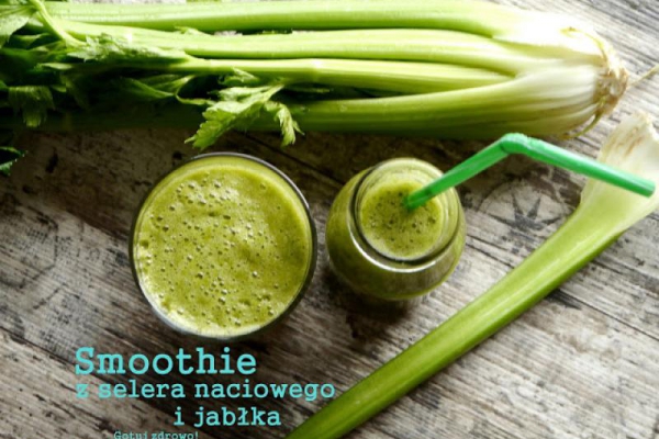 Odchudzające smoothie z selera naciowego i jabłka