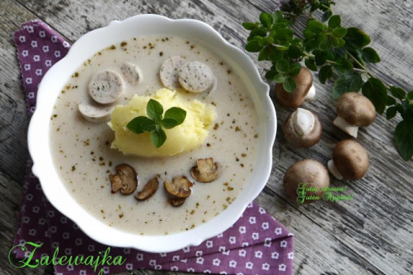 Zalewajka z grzybami - Regionalne smaki. Październik