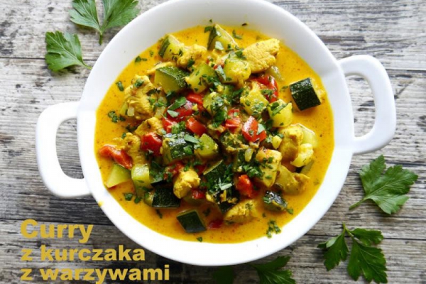 Curry z kurczaka z warzywami na ostro