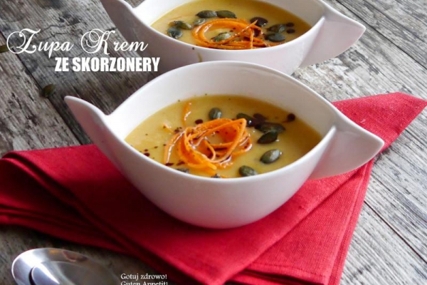 Zupa krem ze skorzonery. Czy znasz skorzonerę?