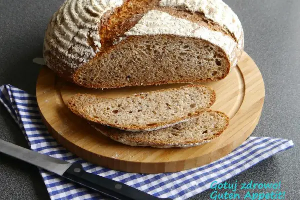 Chleb pszenny razowy wieloziarnisty wg Hamelmana