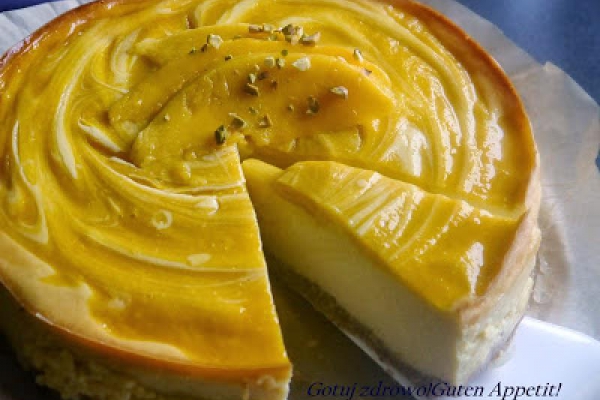 Sernik z mango i mlekiem kokosowym-znakomity