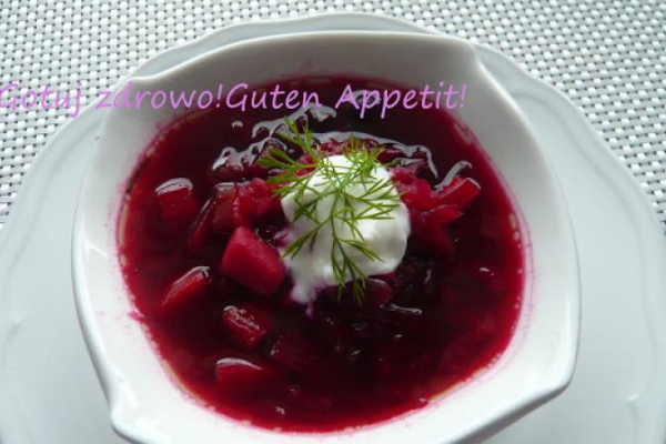 Barszcz czerwony - wegeteriański