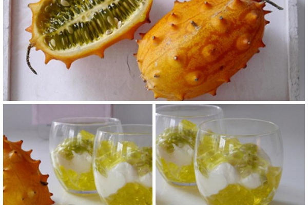 Kiwano - wartości odżywcze. Deser z kiwano