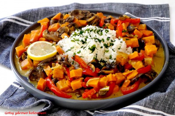 Curry z batatów
