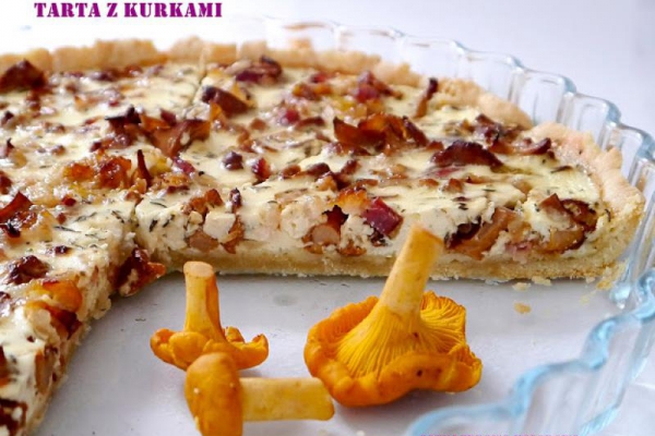 Tarta z kurkami