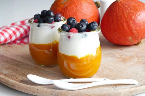 Deser dyniowy z mango - super fit